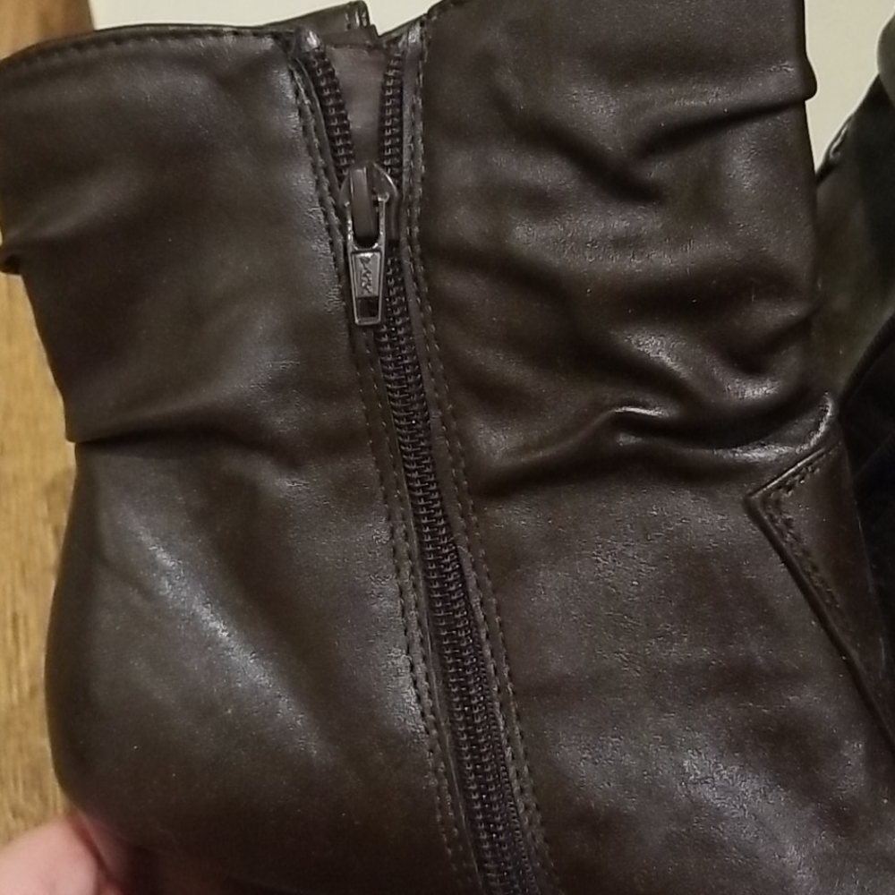 Bass Slouch Lucy Ankle Boots Size 10 - Picture 5 of 8